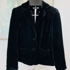 JM Collection Velvet/crushed shine jacket. 8Petit.